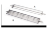 Espada parrilla multiposición MCM para asadores rotatorios (B) (105003)